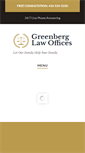 Mobile Screenshot of greenberglawyers.com